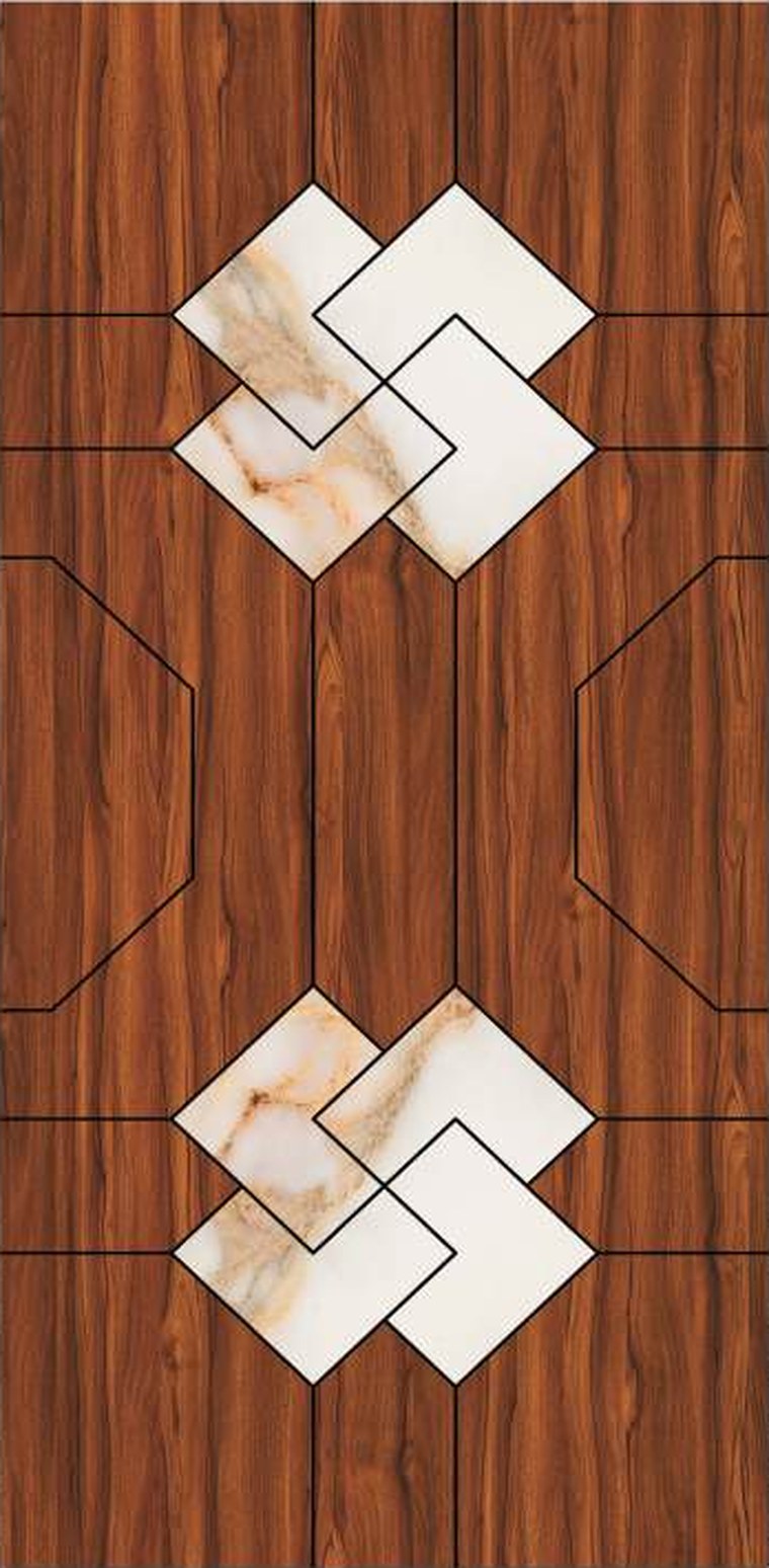 Origami Knot designer wooden door, design KDG-071