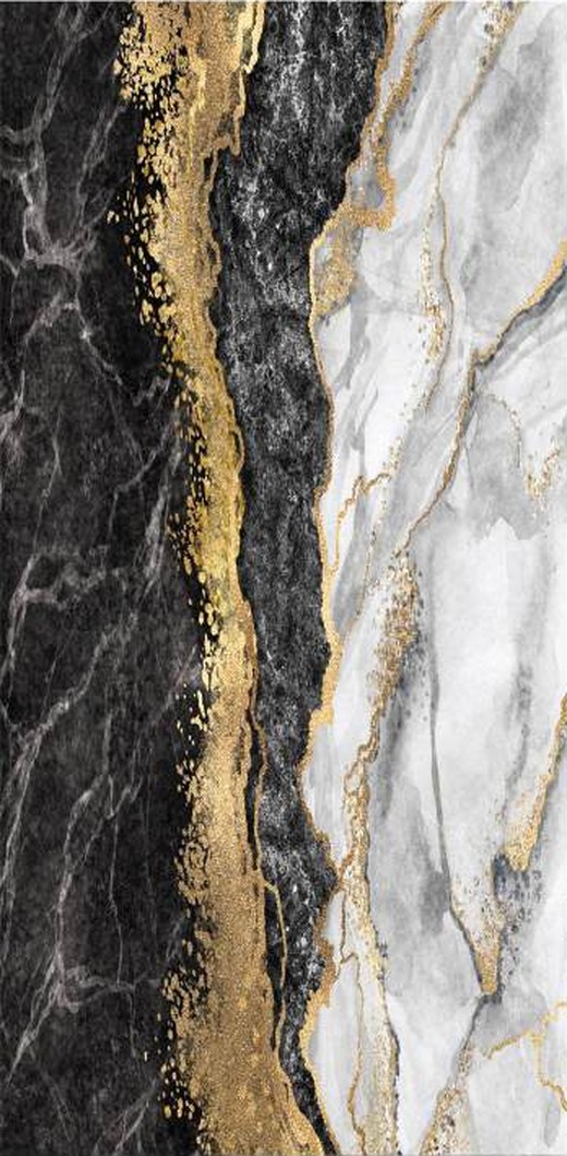 Gilded Noir marble door finish swatch