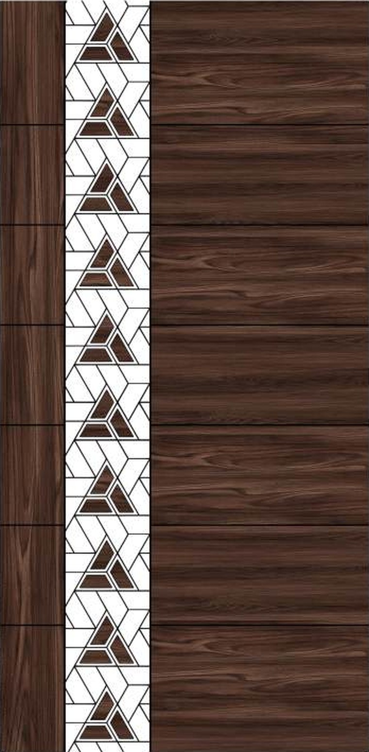 Frost Filigree designer wooden door, design KDG-072