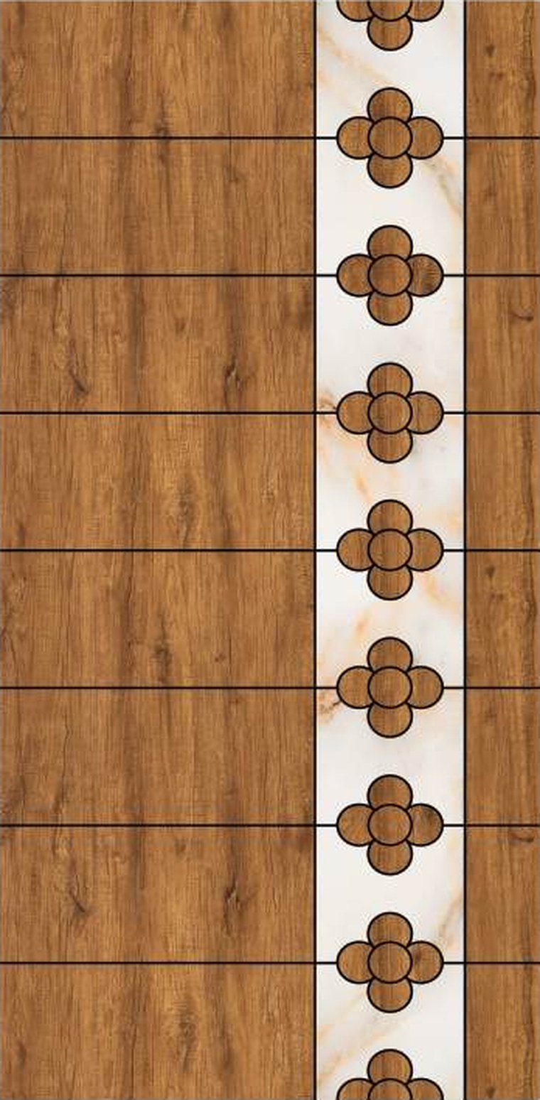 Blossom Belt designer wooden door, design KDG-064