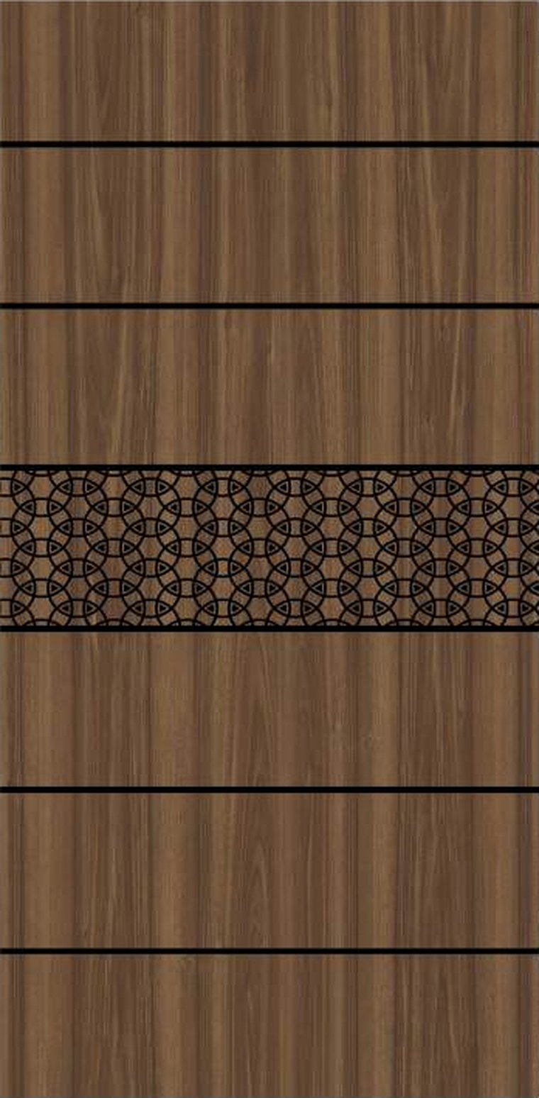Ash Panel designer wooden door, design KDG-088