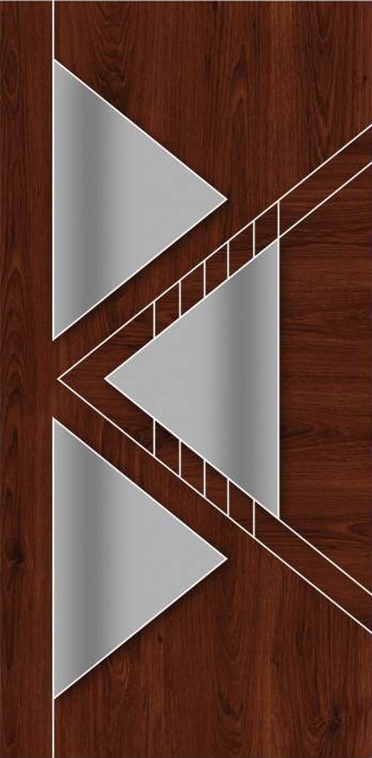 Silver Wing designer wooden door, design KDG-046