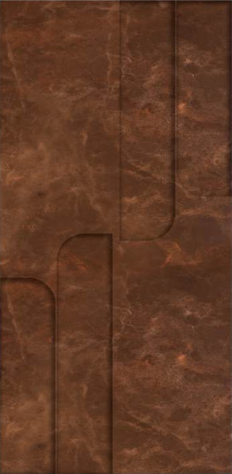 Rosewood Rift designer wooden door, design KDG-015