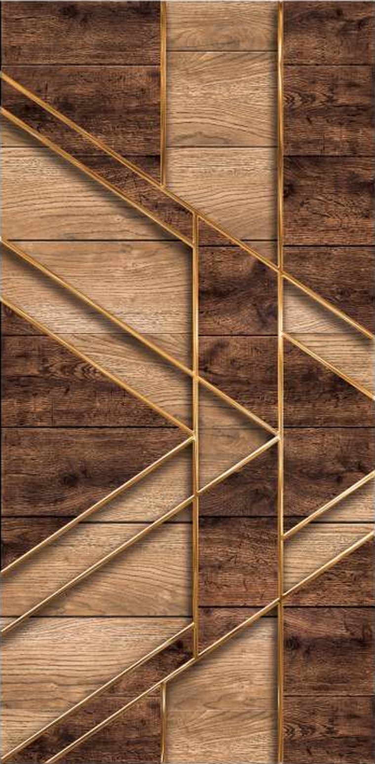Midnight Vee designer wooden door, design KDG-060