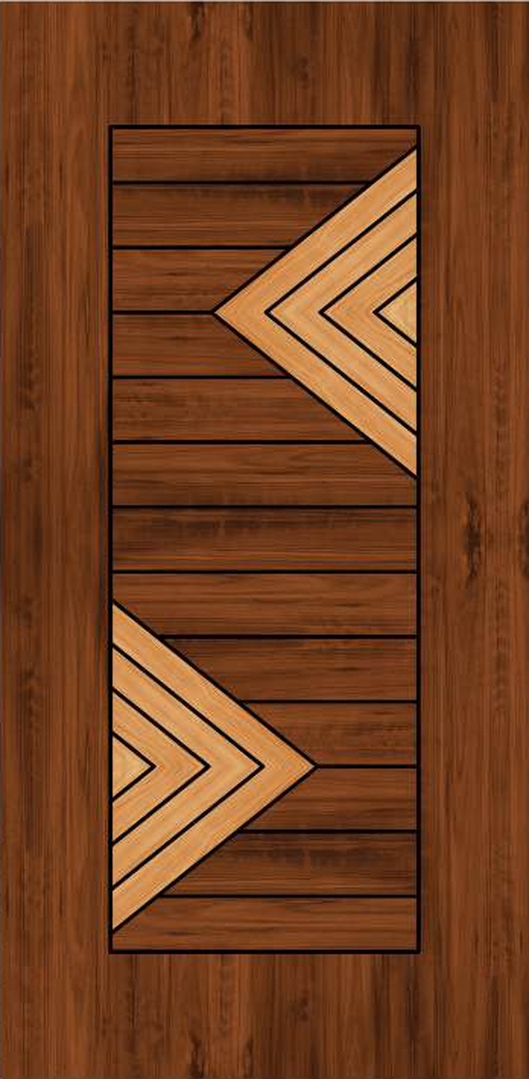 Fletch Rise designer wooden door, design KDG-079