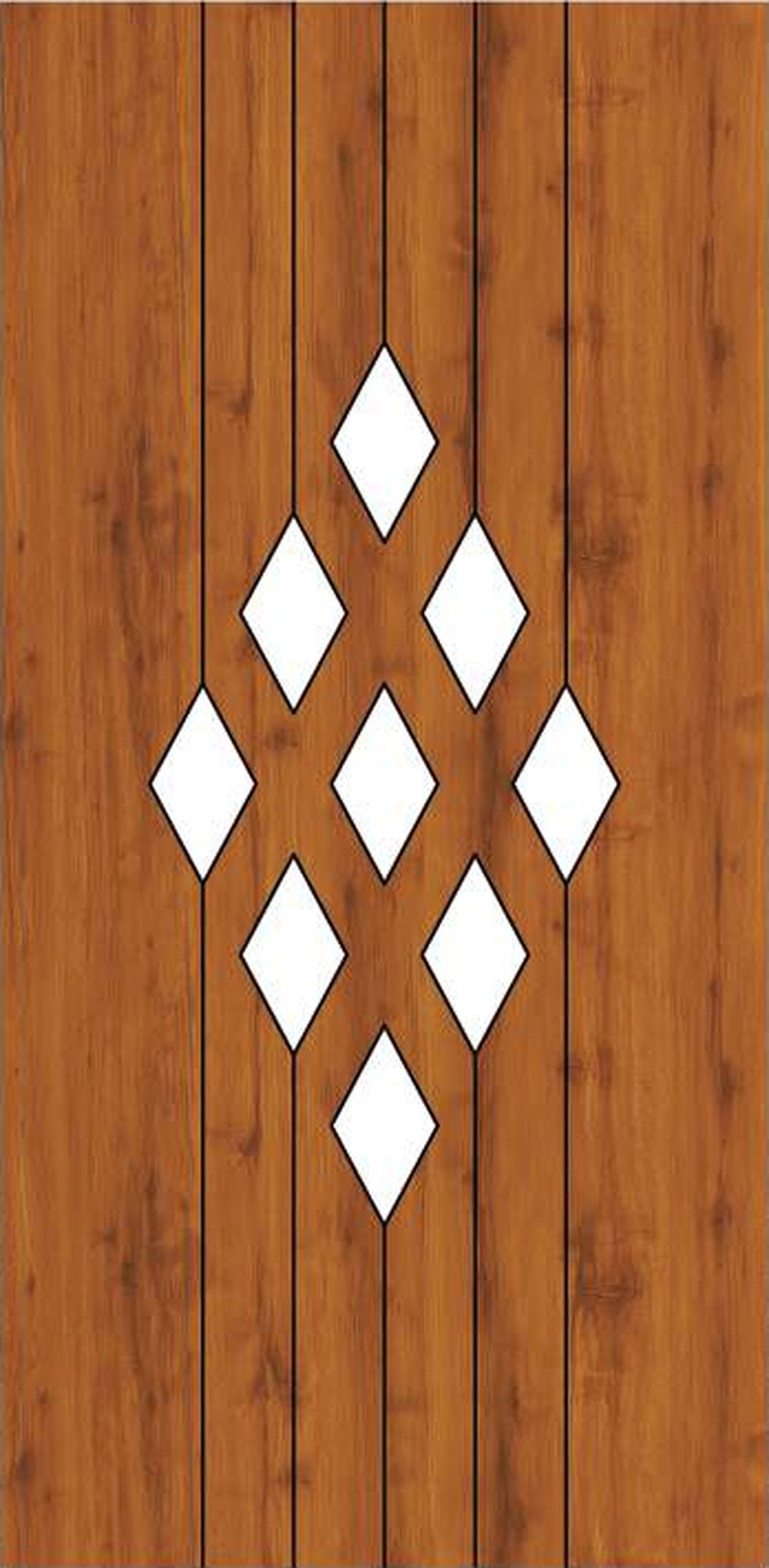 Diamond Drift designer wooden door, design KDG-056