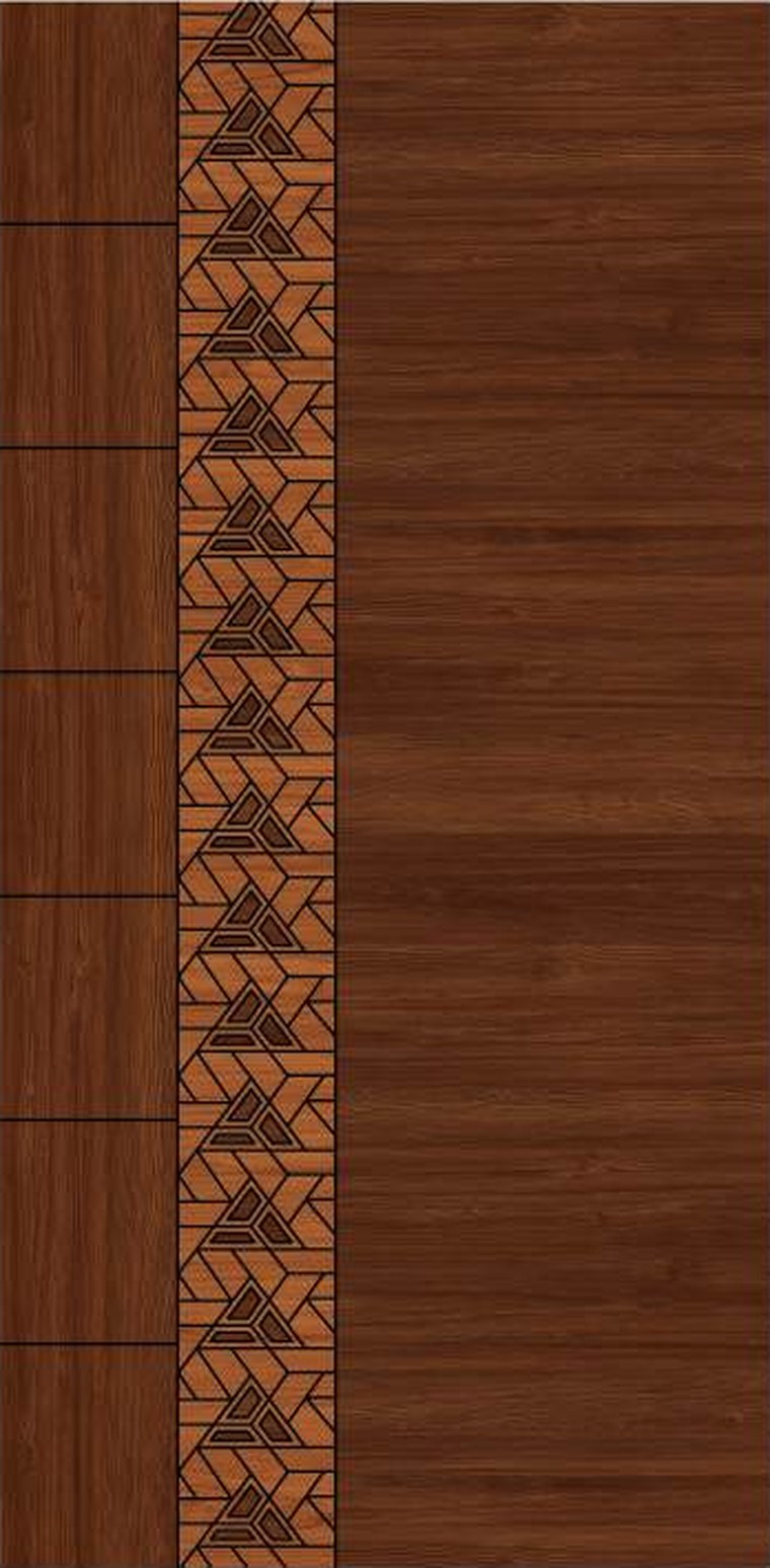 Rope Twist designer wooden door, design KDG-070
