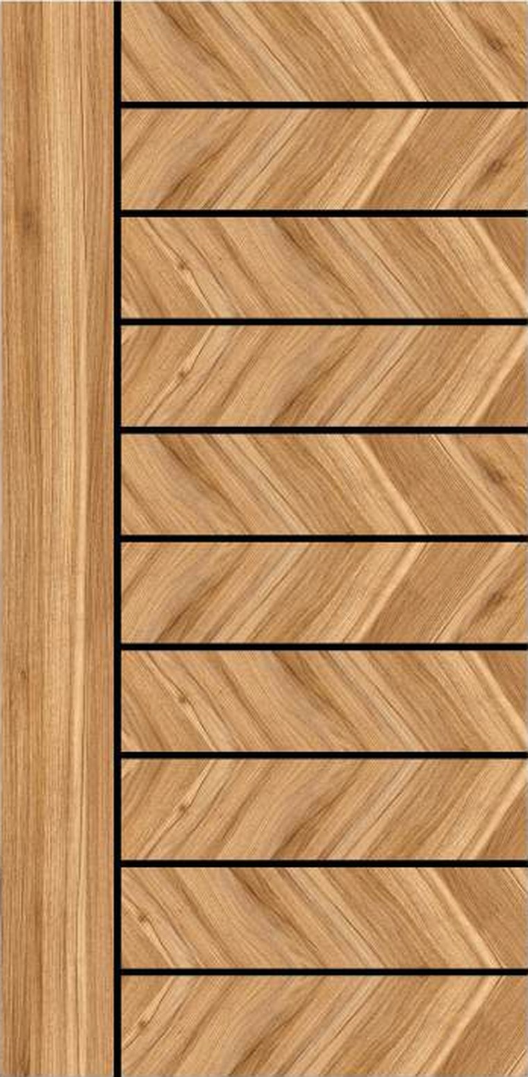Ladder Light designer wooden door, design KDG-033