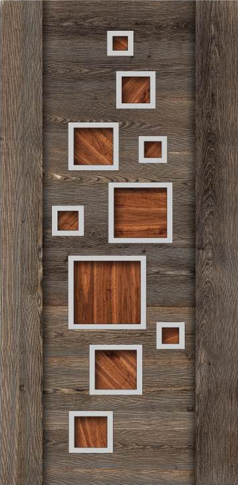 Cube Field designer wooden door, design KDG-061