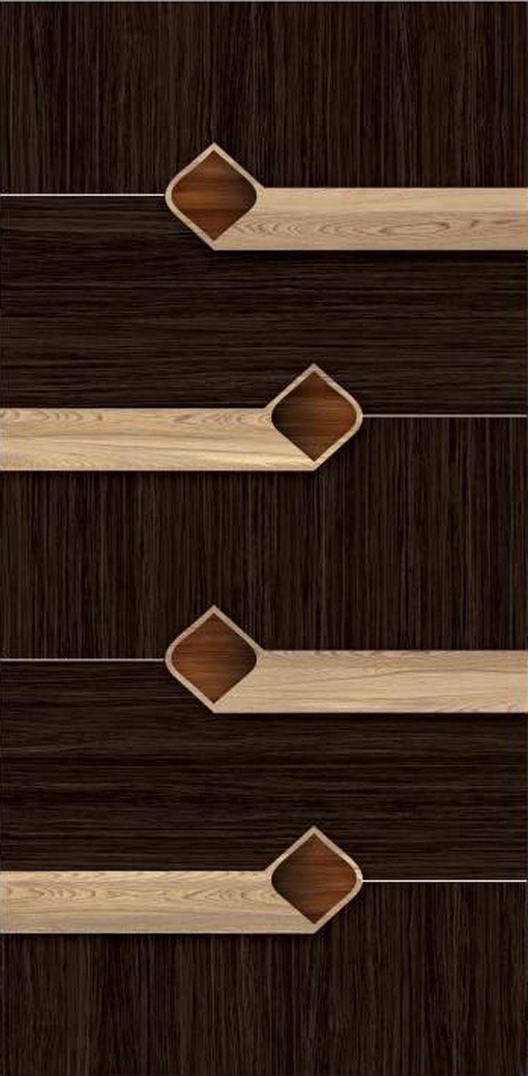 Kite Row designer wooden door, design KDG-032