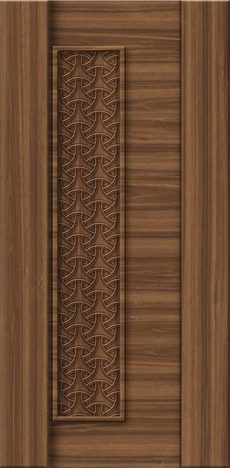 Scroll Panel designer wooden door, design KDG-044