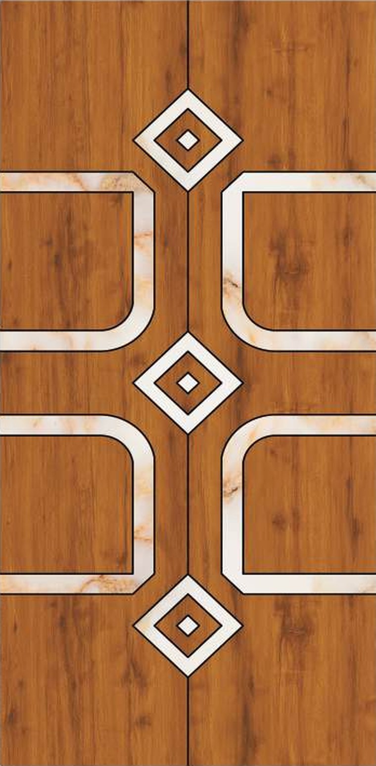Cloud Loop designer wooden door, design KDG-049