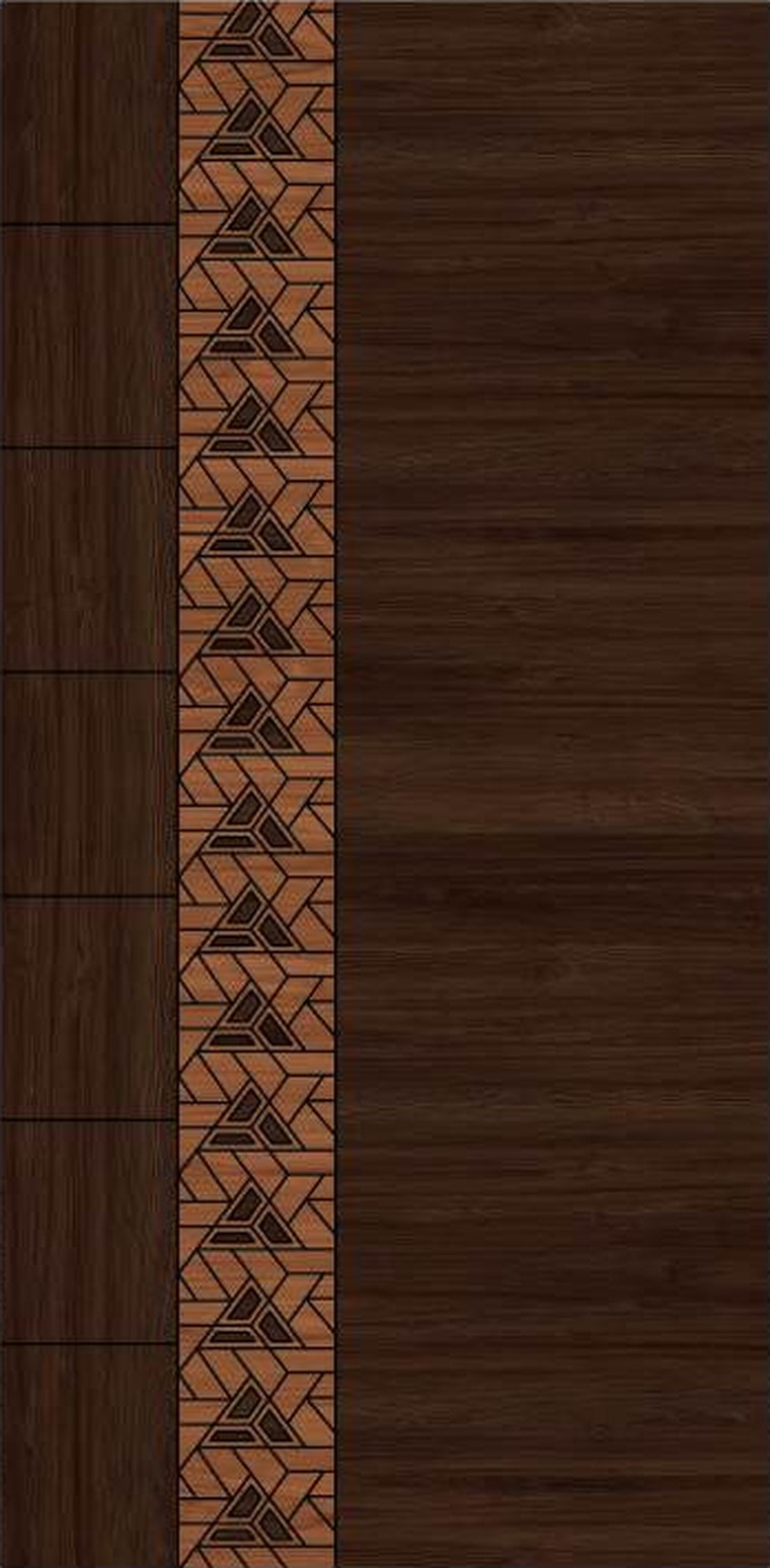 Kilim Border designer wooden door, design KDG-065