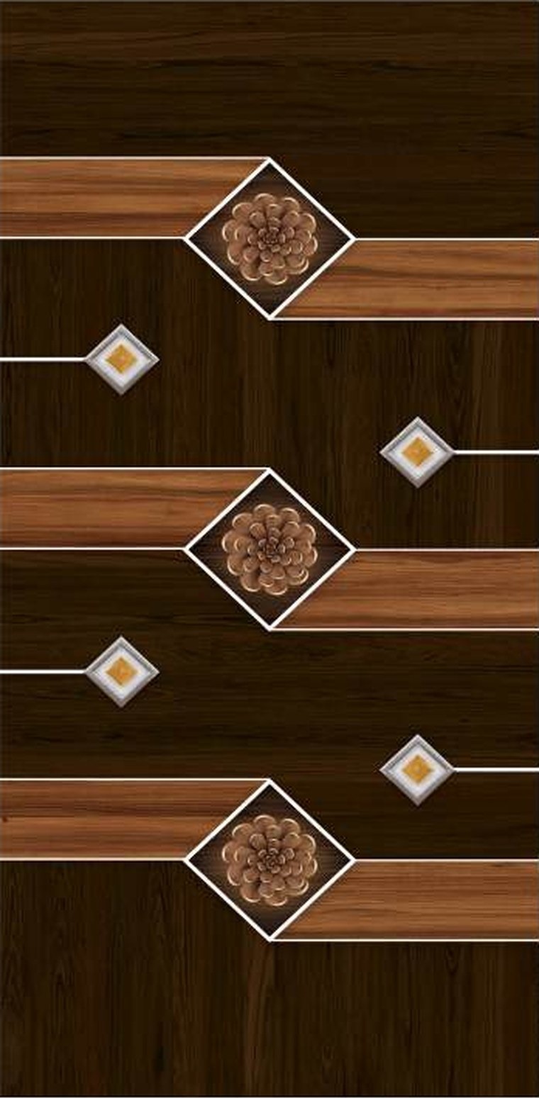 Diamond Trio designer wooden door, design KDG-099